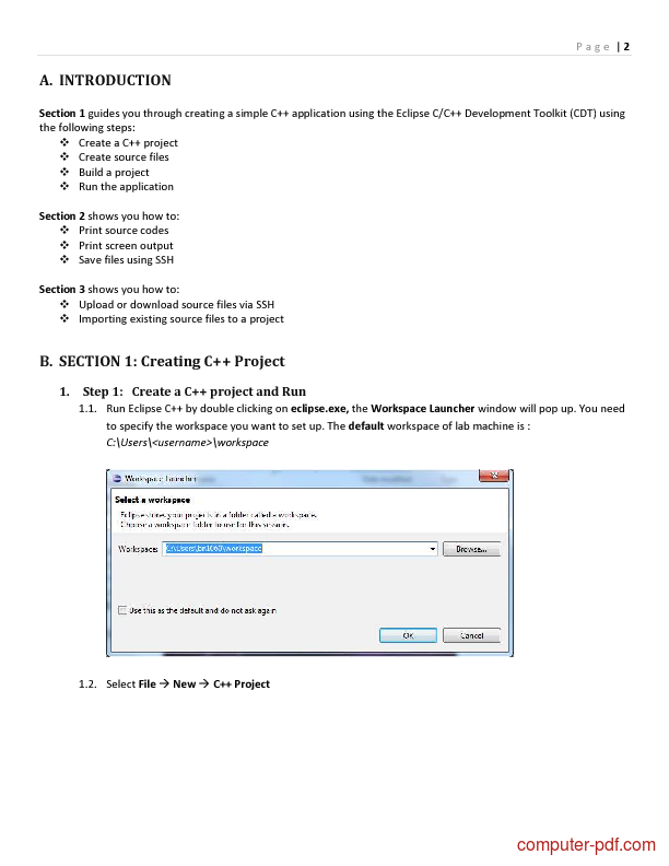 Pdf Eclipse C Free Tutorial For Beginners