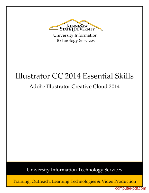 Pdf Adobe Illustrator Cc 14 Essential Skills Free Tutorial For Beginners