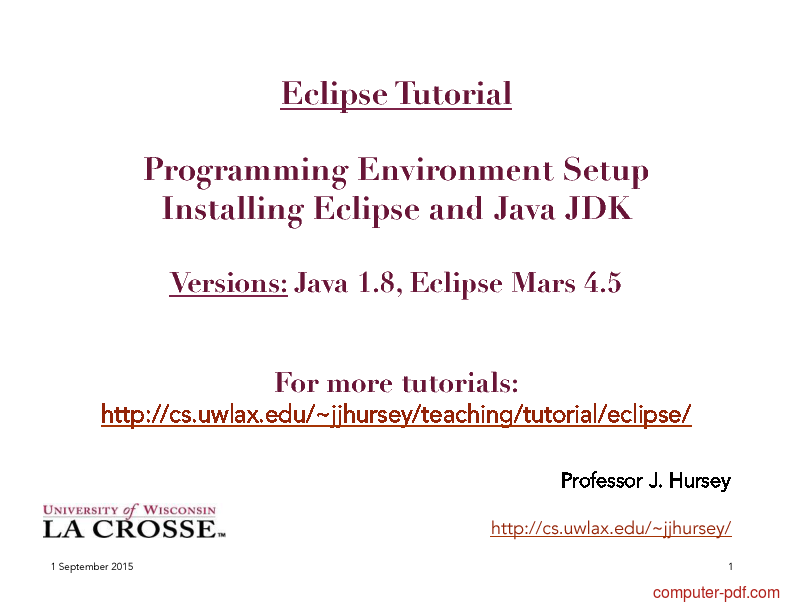 jdk for eclipse