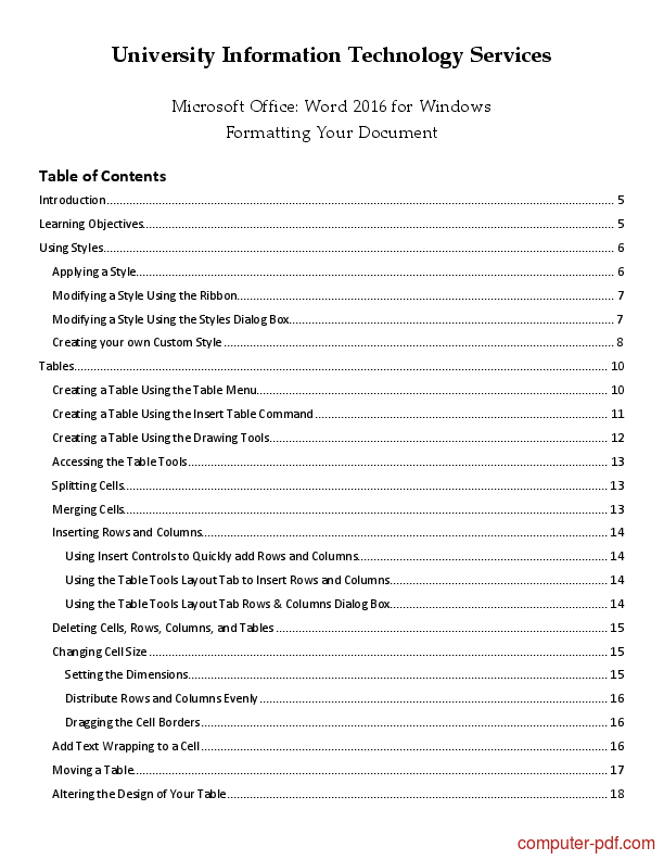 formatting-styles-in-word-2016