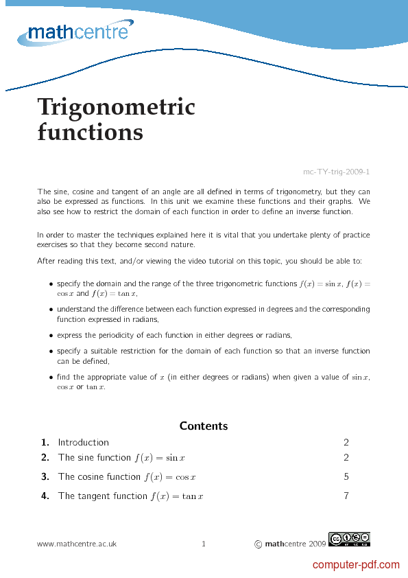 pdf-trigonometric-functions-free-tutorial-for-beginners