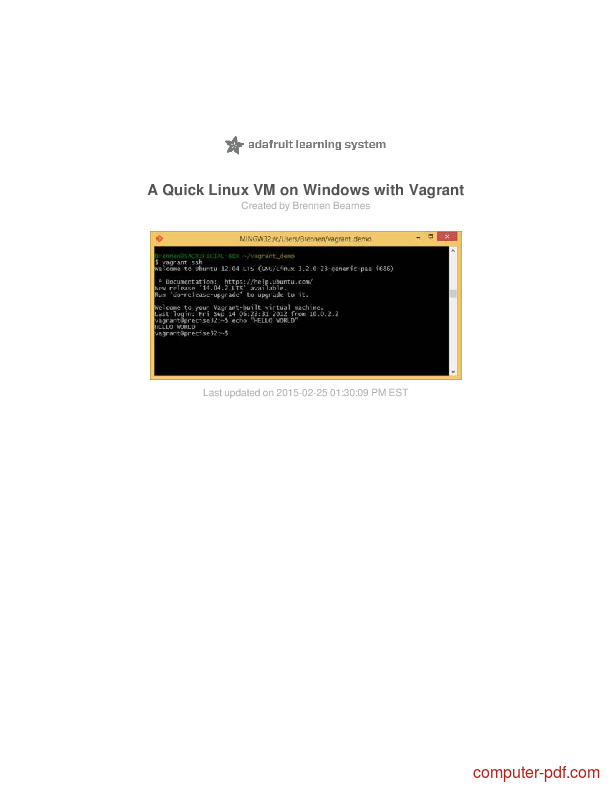 setup linux vm on windows 10