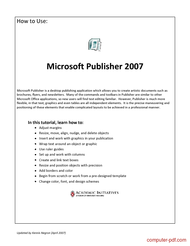 microsoft publisher 2007 download